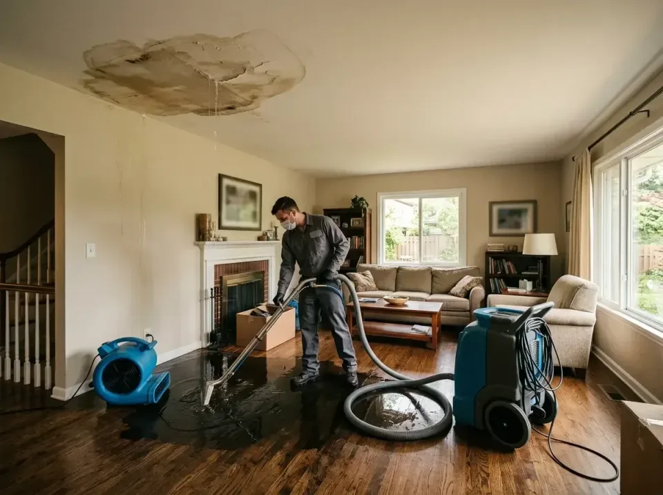 attic-pipe-burst-ceiling-drip-008 — frequently asked questions, Water Damage Restoration & Carpet Care in Taneytown, MD